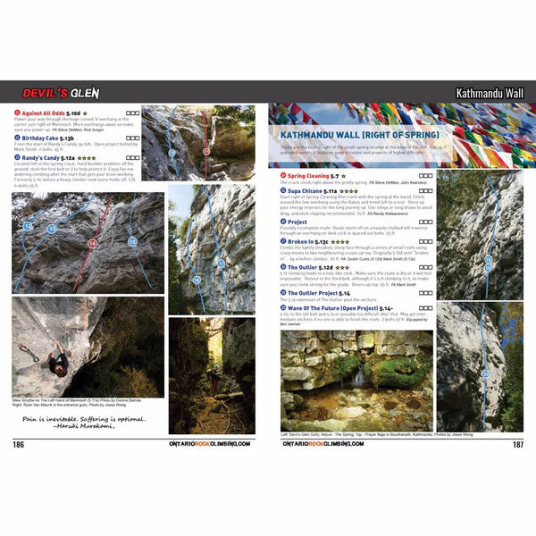 Ontario Rock Climbing:The Best Of Southern Ontario