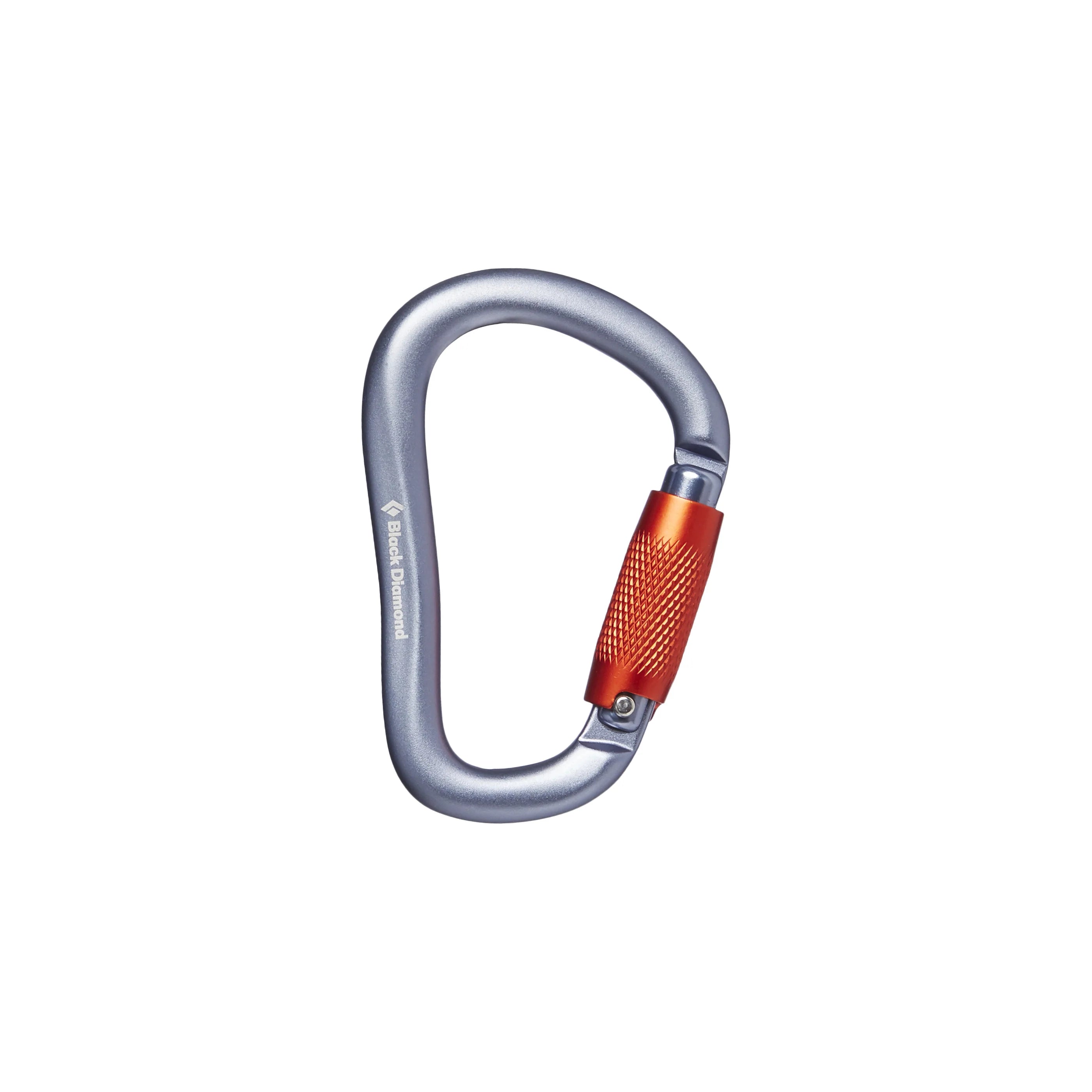 BD Black Diamond Rocklock Twistlock carabiner with automatic locking mechanism for climbing