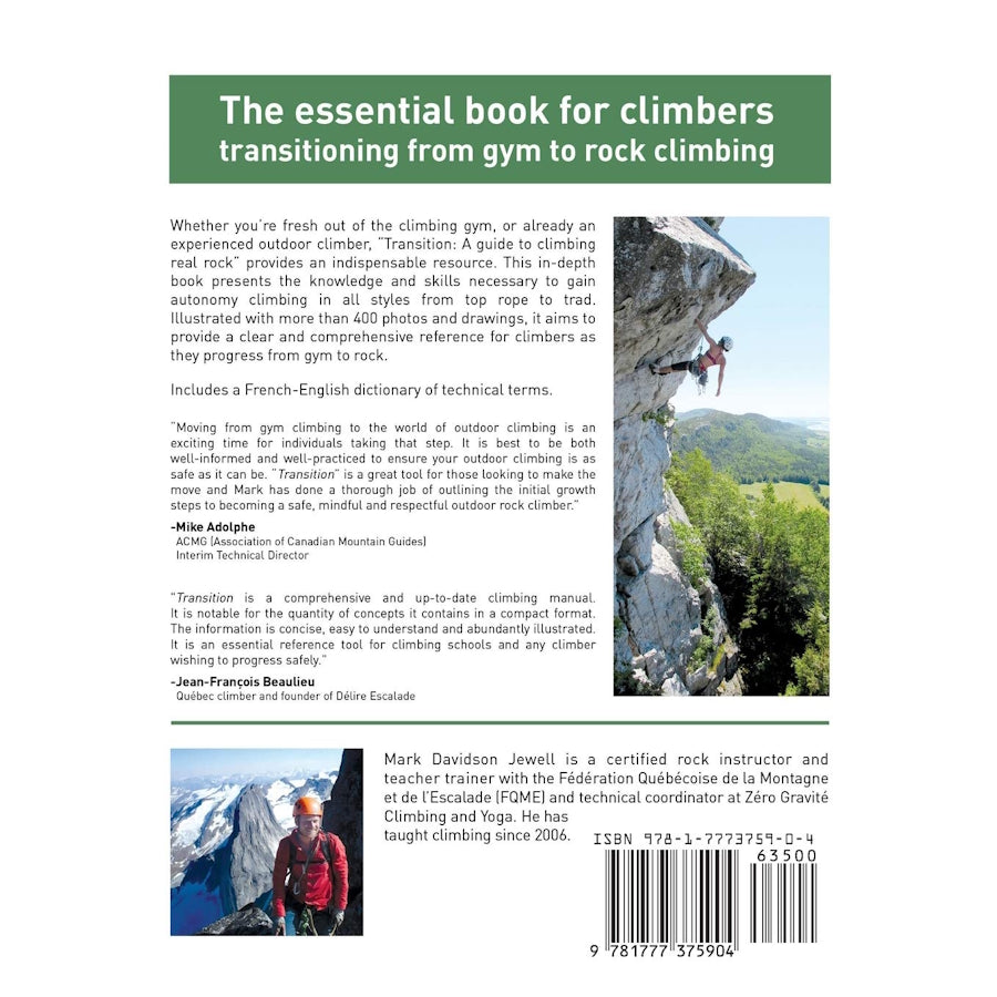 Transition: A guide to climbing real rock